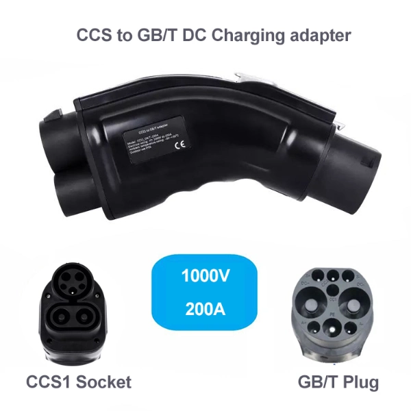 CCS2 to GB/T DC Adapter EV Charger Connector with Current 200A