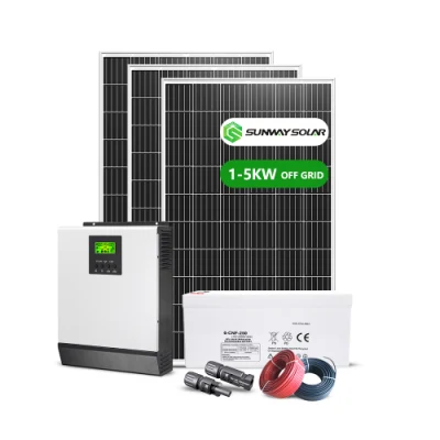 오프그리드 태양 에너지 시스템 5kw 완전한 태양 에너지 시스템 홈 태양 에너지 관련 제품